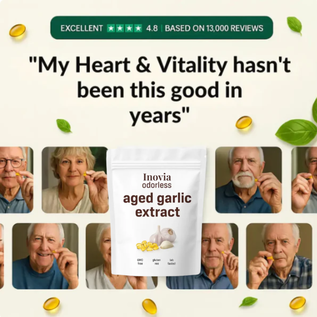 Inovia Aged Garlic Extract 7500mg Odorless