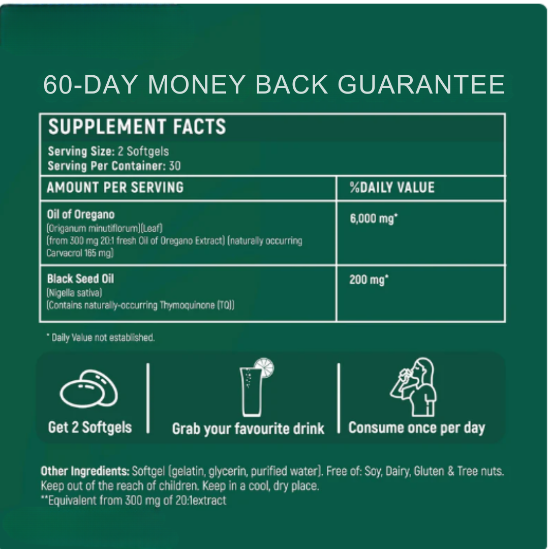 Inovia Oil Of Oregano Softgels